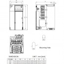 Przemiennik częstotliwości 3-fazowy 5,5 kW 230V AC Delta Electronics VFD25AMS23ENSAA